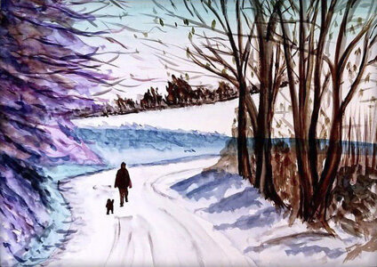 Walk in the Snow - Featured on Goldster Website